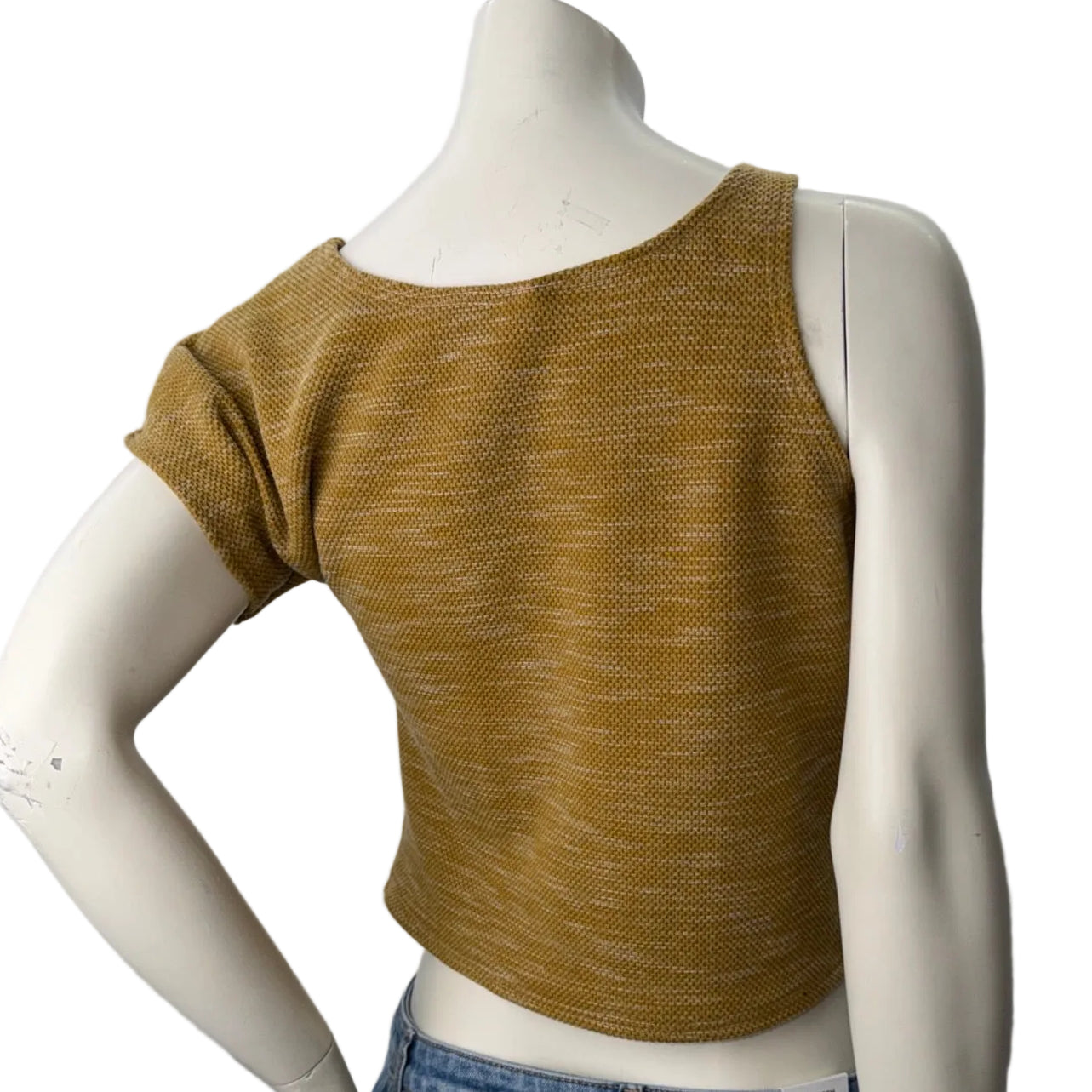Simple Puzzled Crop Top