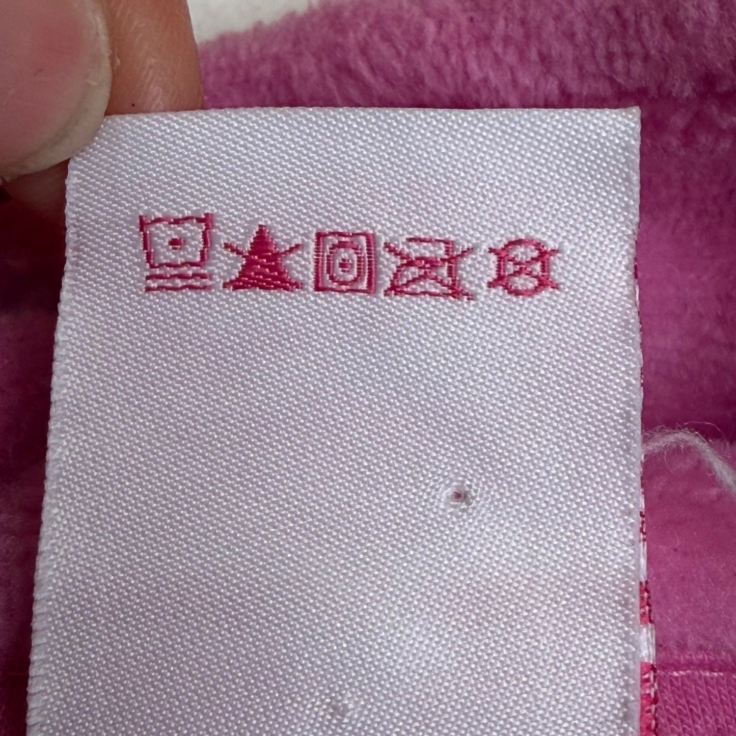 NOBO Pink Heart Pullover Plush Fleece Cropped Quarter Zip XS princesscore Y2K
