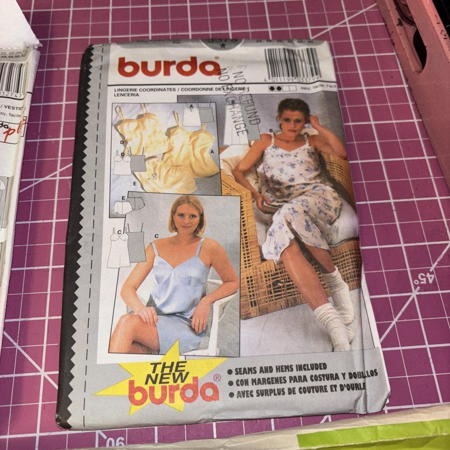 Lot of Vintage Sewing Patterns • Burda + Stretch & Sew + Style + Simplicity OOP