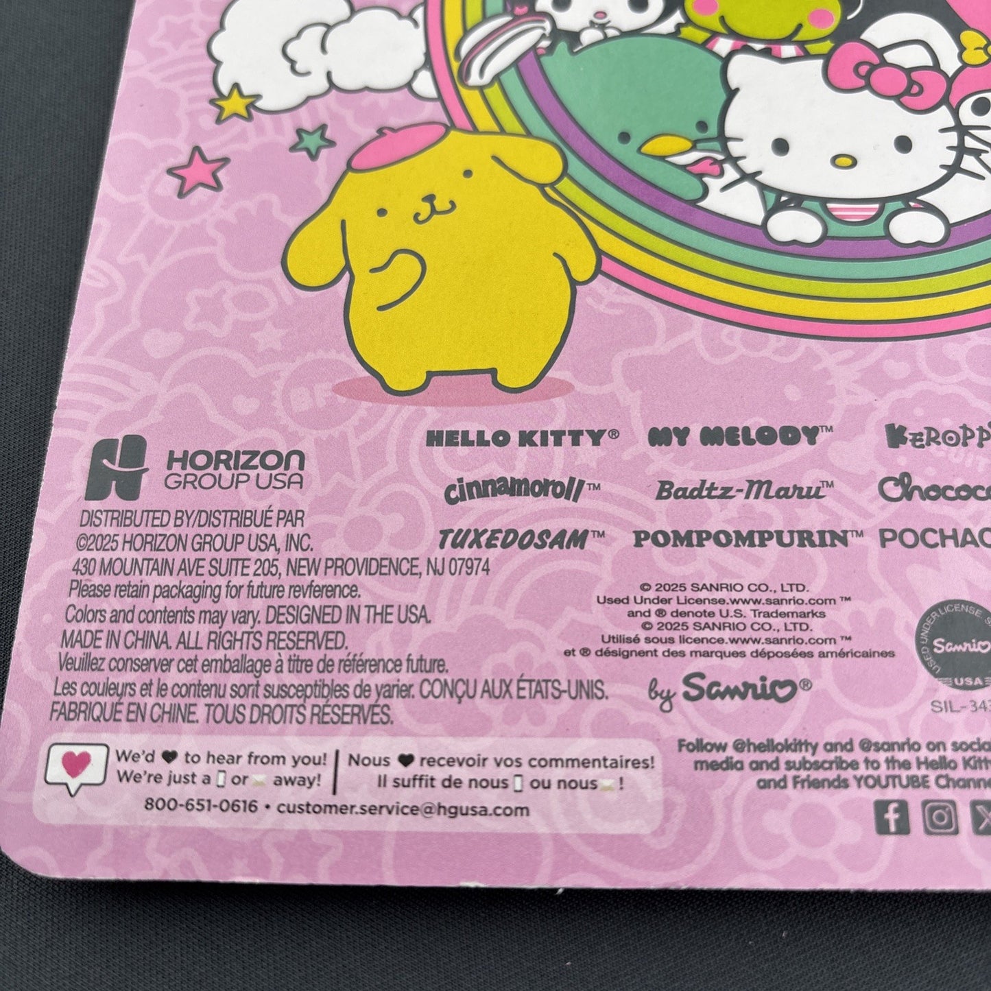 Hello Kitty and Friends 25 Mini Erasers — Sanrio Kawaii Stationery Set New