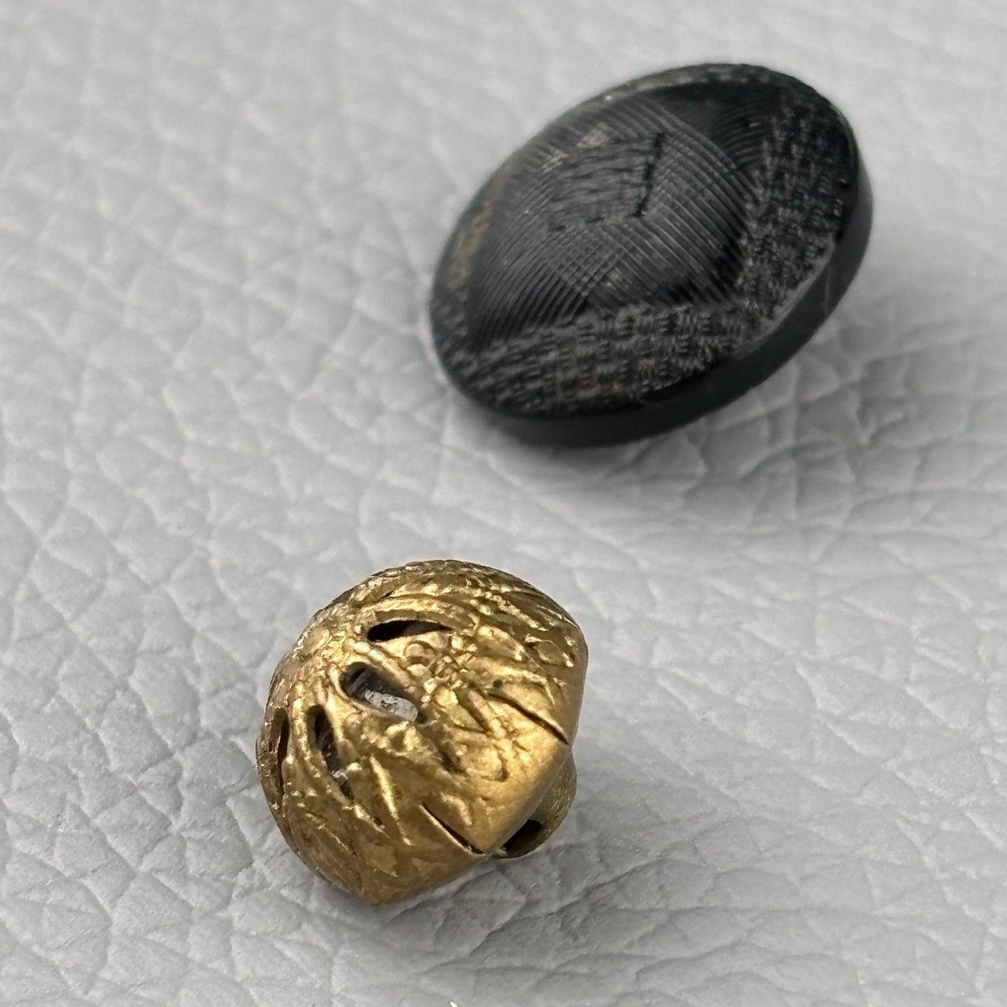 Vintage Buttons Lot – MOP, Brass, Glass & Plastic Mix | Dress & Coat Buttons