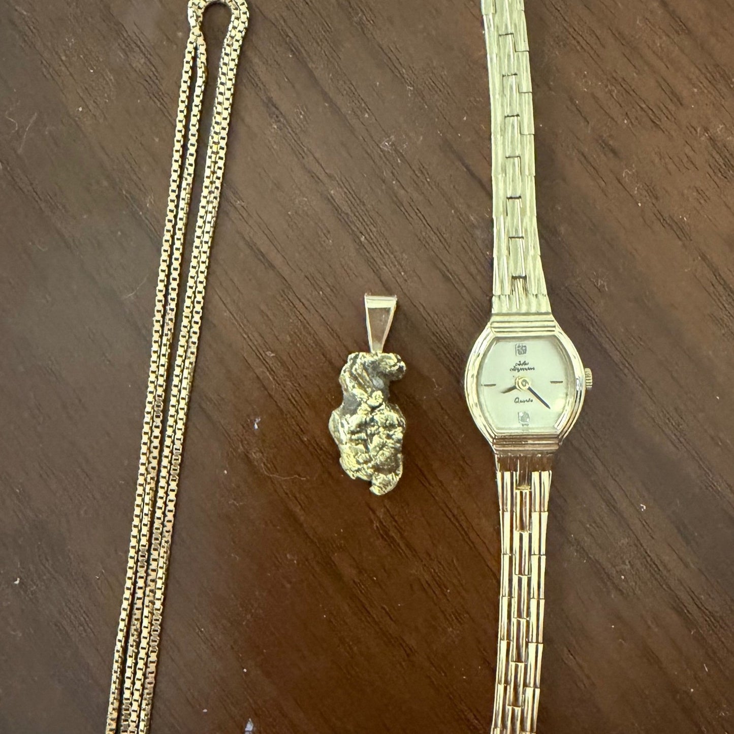 Vintage Jules Jurgensen Quartz Watch Gold Tone Ladies Bracelet Watch 510