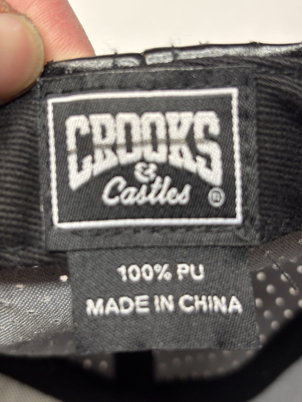 Crooks & Castles Black Killafornia Hat Cap streetcore Athleisure Mobwife Gangsta