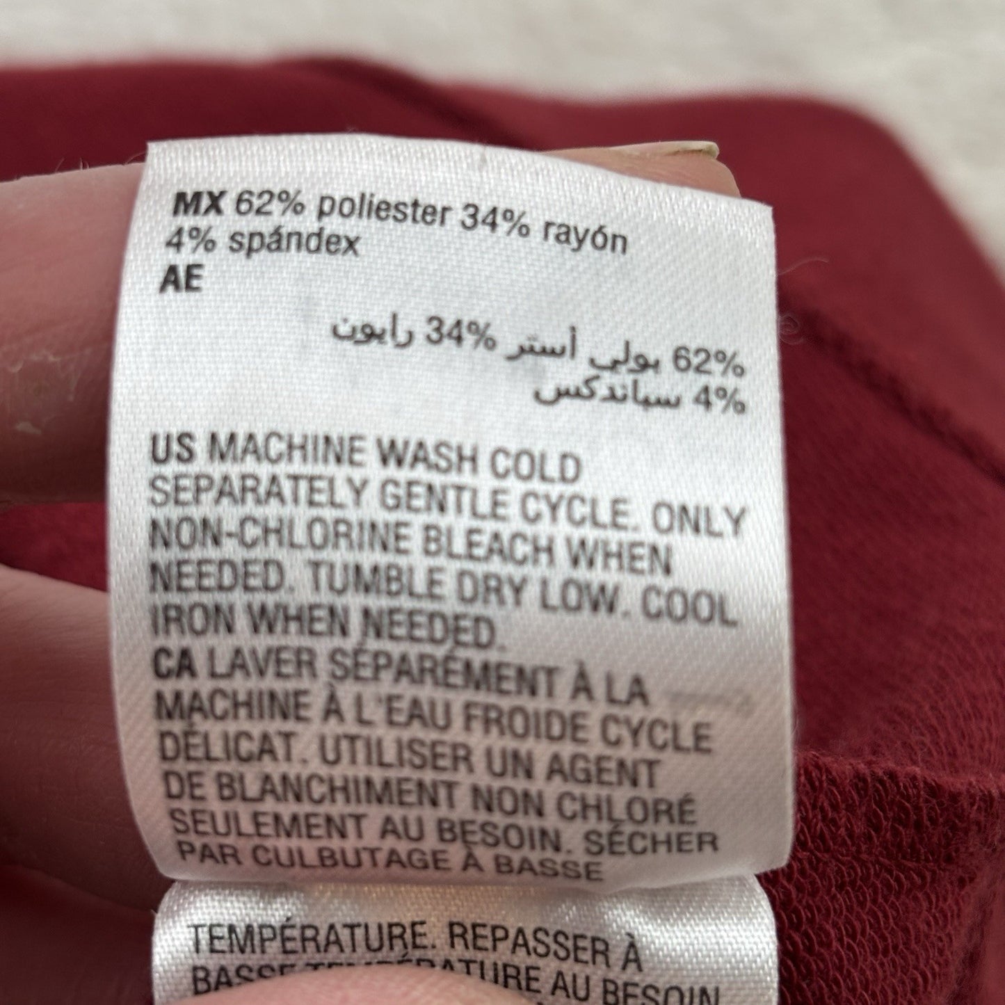 Ideology Off-Duty 1/4 Zip Mock Neck Crop Length Women's Top Medium Athleisure
