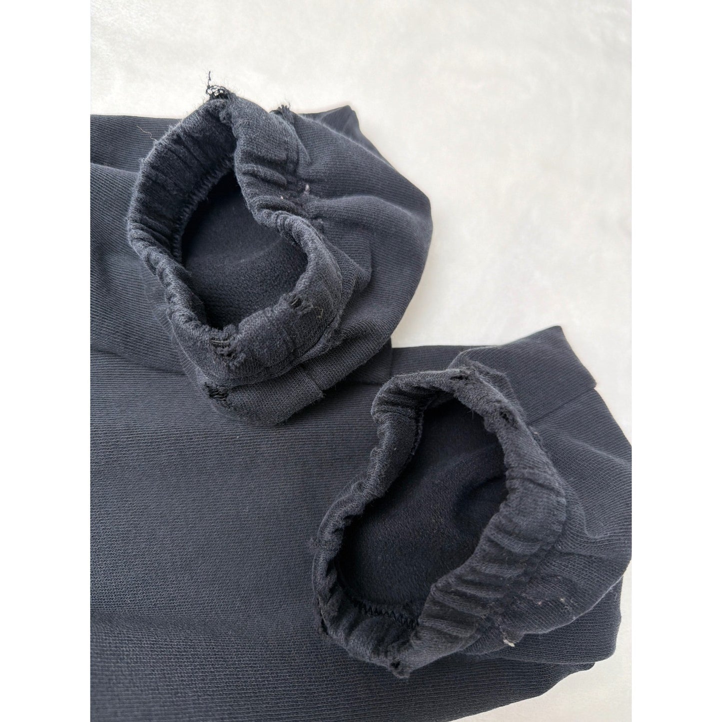 GAP Womens Black Petite Sweatpants Thrashed - Joggers Lounge Pants Drawstring
