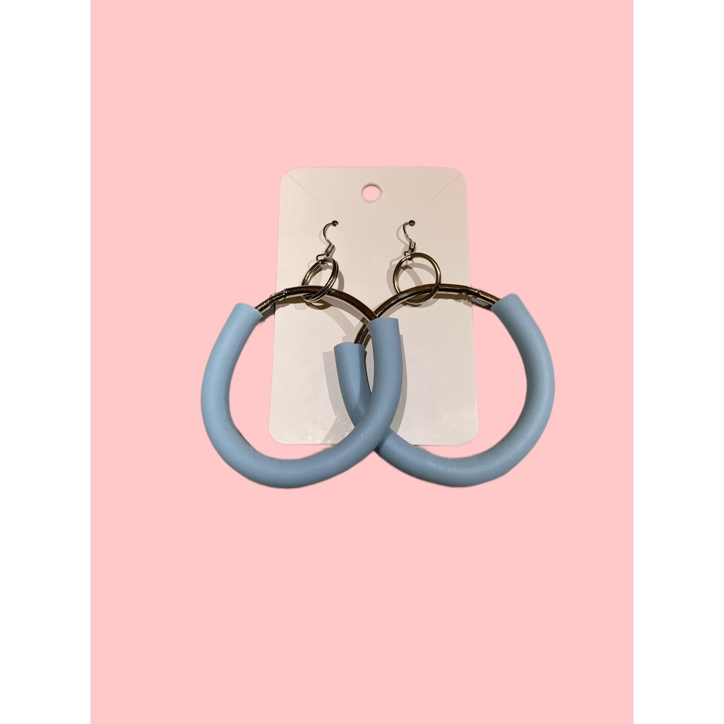 Silicone Valley Hoops + pear shaped danglers