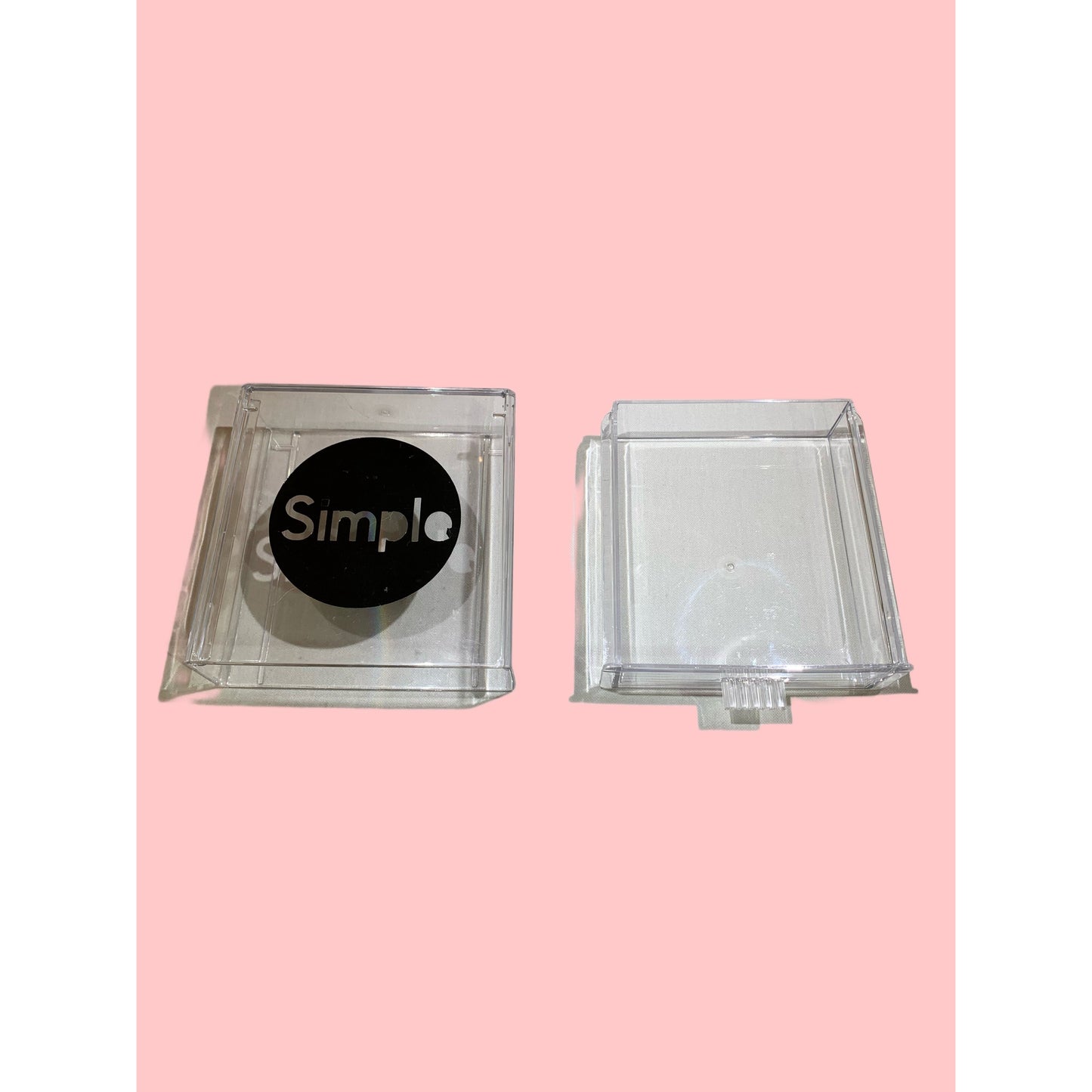 Simple Acrylic clear organizer cube
