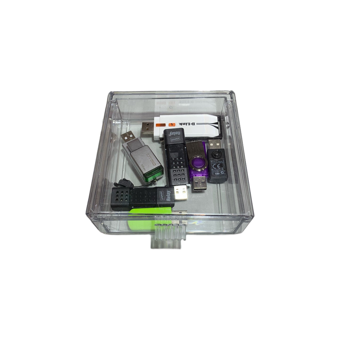 Simple Acrylic clear organizer cube