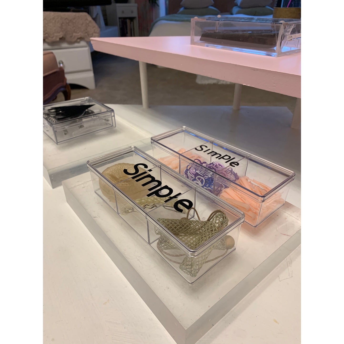 Simple 3space Acrylic Organizer