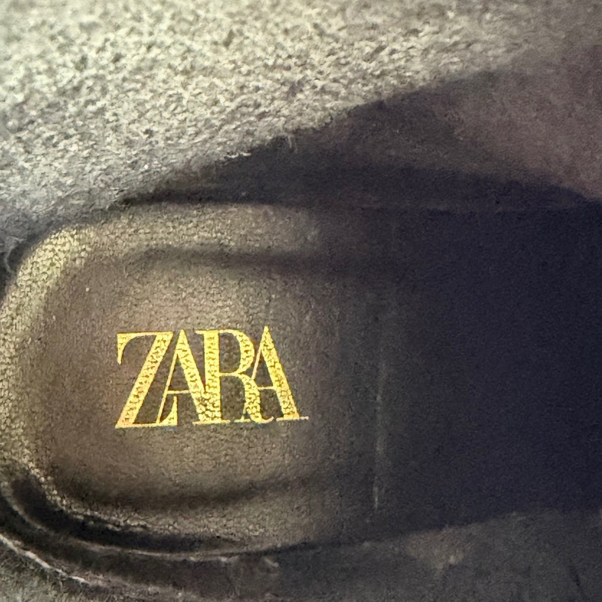 Zara Black Leather Western Ankle Boots | 6.5 — detail photo 8