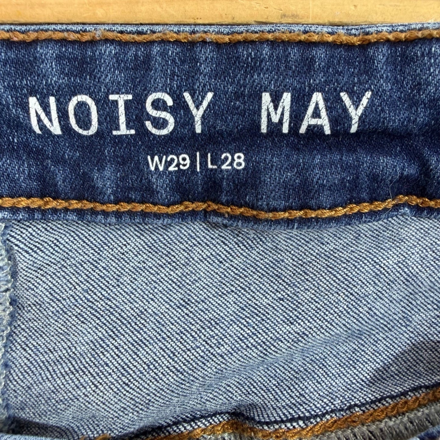 Noisy May Jeans Skinny Blue Medium Wash Mid Rise W29 L28 Basiccore Normore