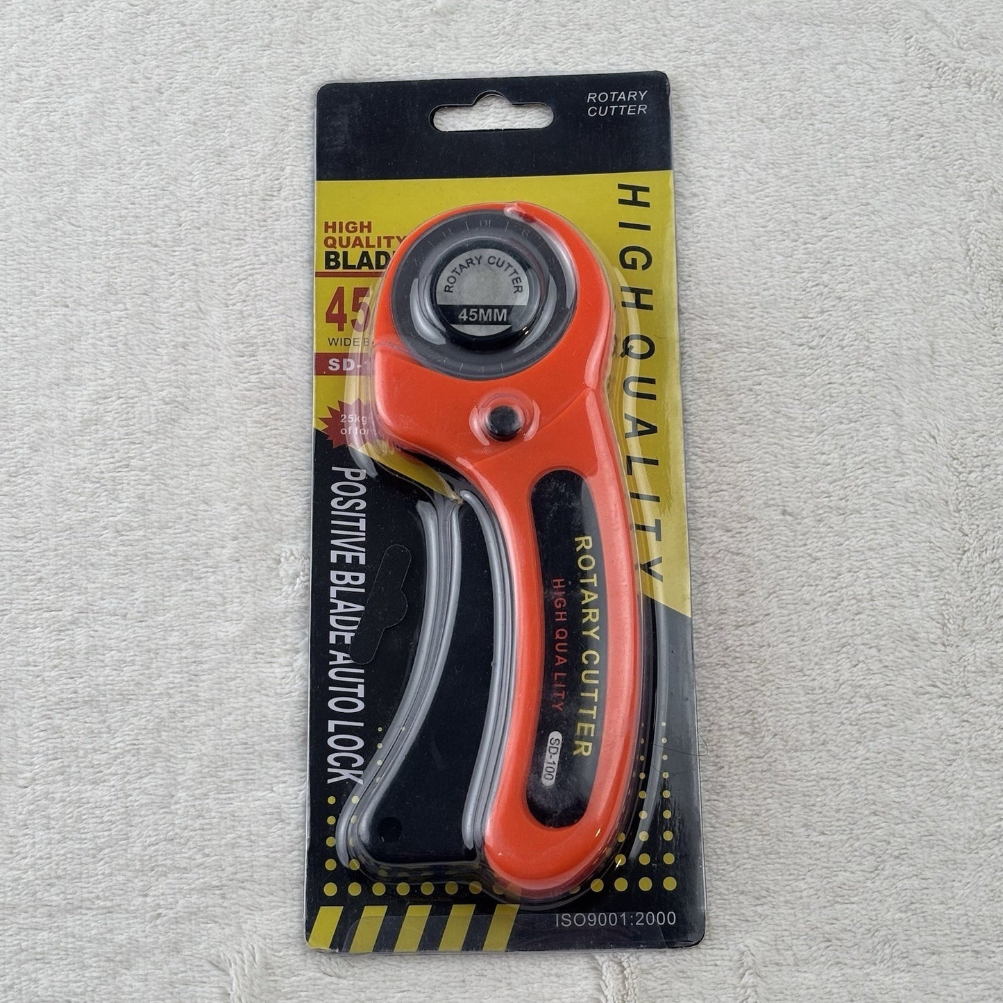 Rotary Cutter 45mm Blade Sewing Vinyl Quilters Fabric Leather Cutting Tool Set