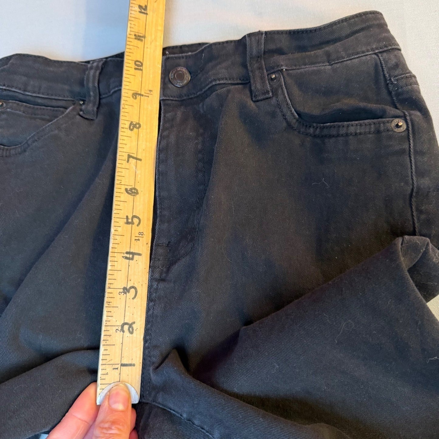 Lucky Brand Jeans Farrah Flare High Rise Black Size 8/29R Bell Bottom Denim Y2K