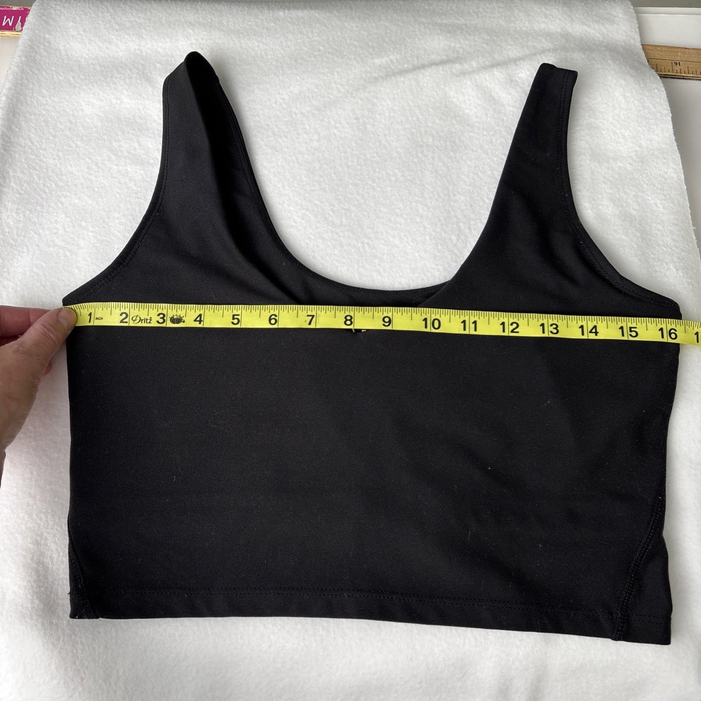 Sage Collective Womens Black Sports Bra Large Built In Support Bra Workout Gym