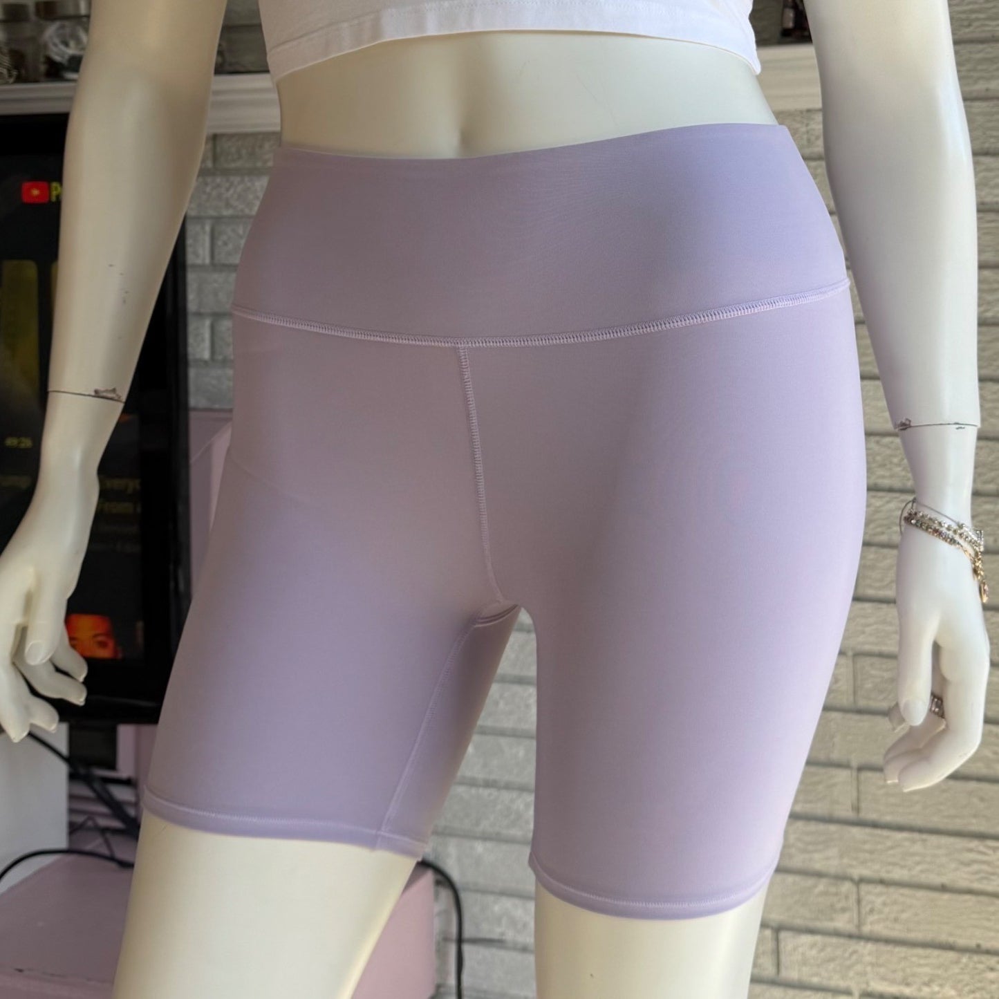 Skims Fits Everybody Bike Shorts Lilac High Rise Pastel Clean Girl Size XL
