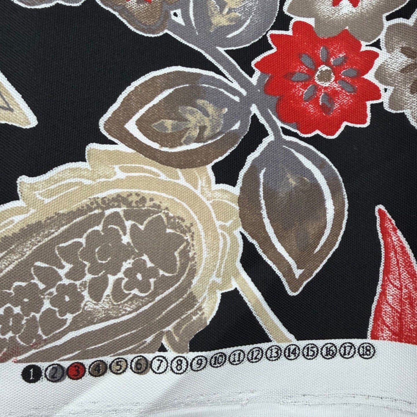 Floral Paisley Upholstery Fabric 4 Continuous Meters Sewing Quilting Textile