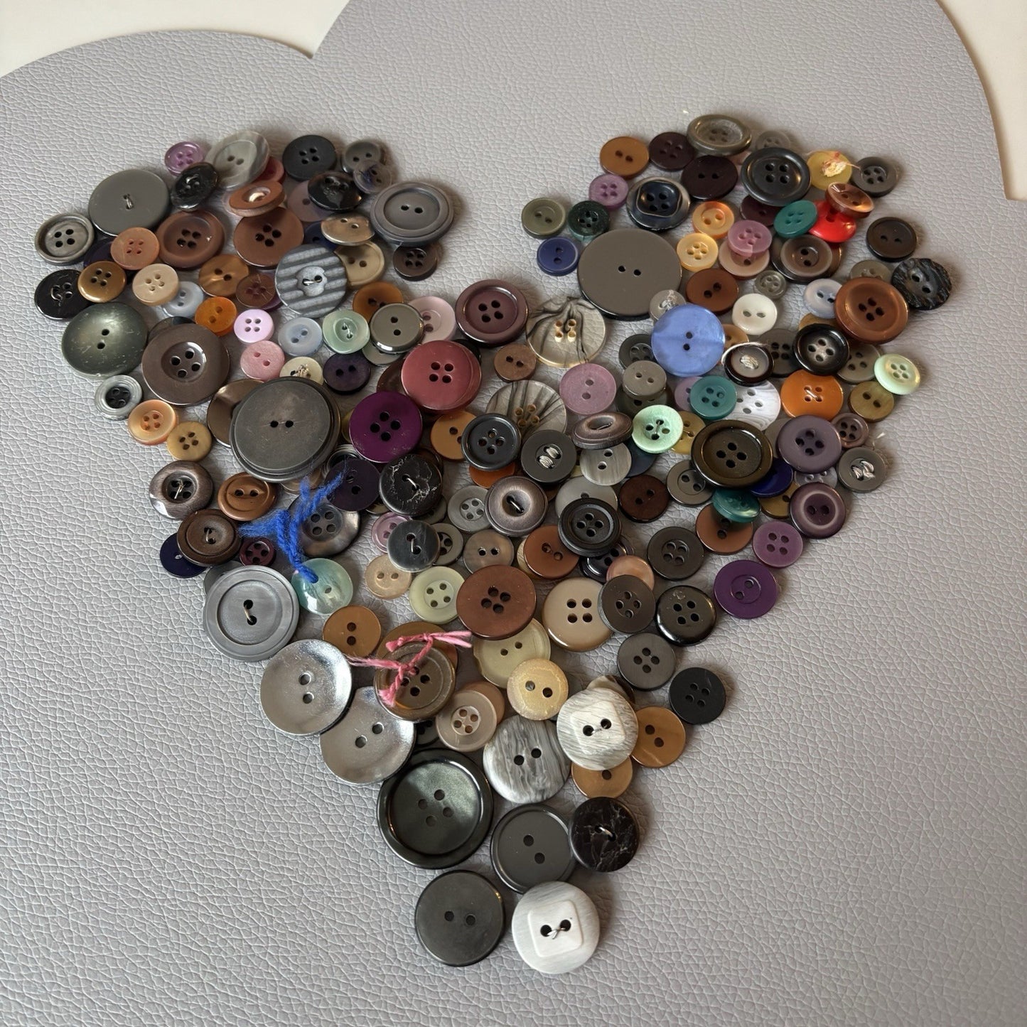Big Button Lot Of Four Hole And Two Hole Round Shapes. Crafts Sewing Mending