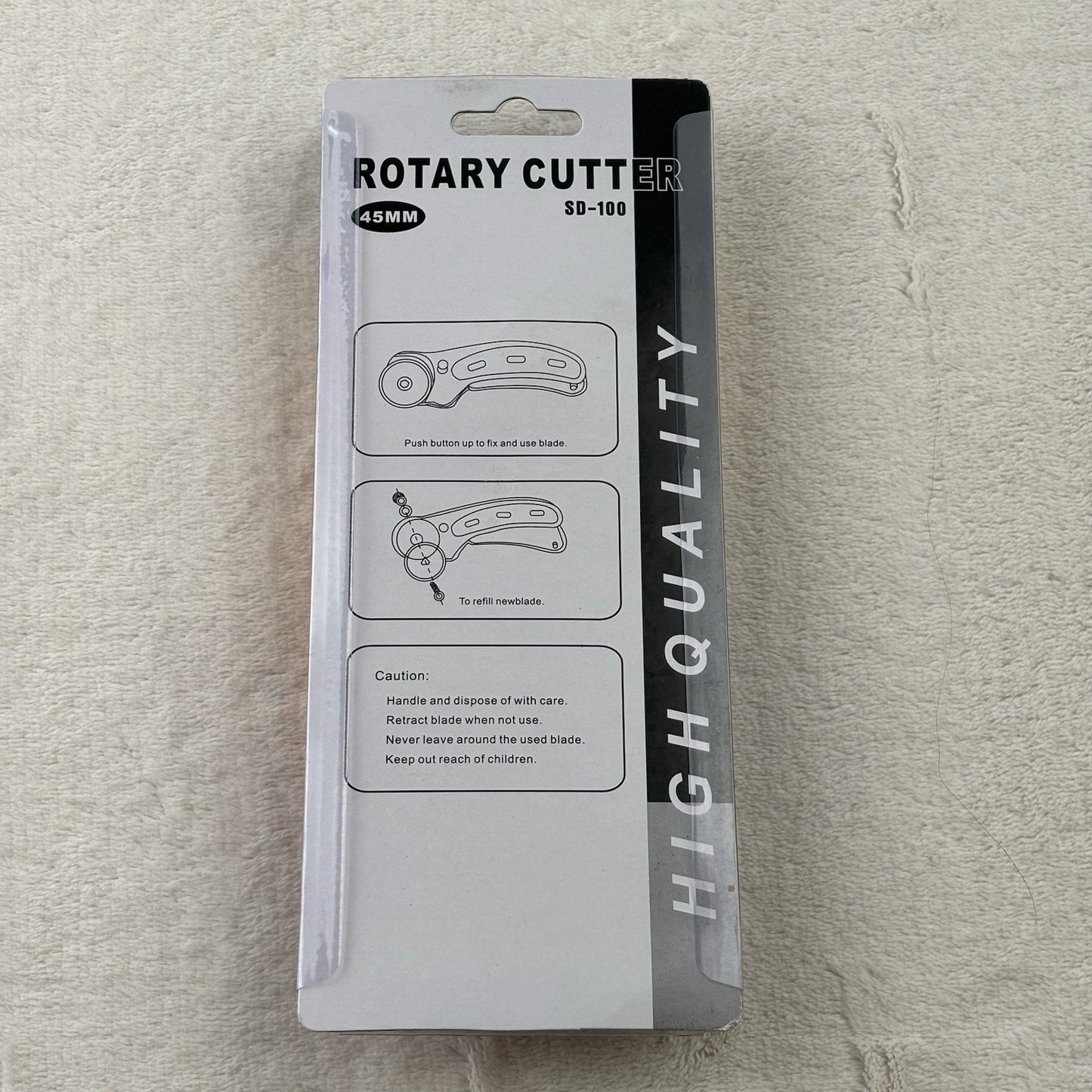 Rotary Cutter 45mm Blade Sewing Vinyl Quilters Fabric Leather Cutting Tool Set