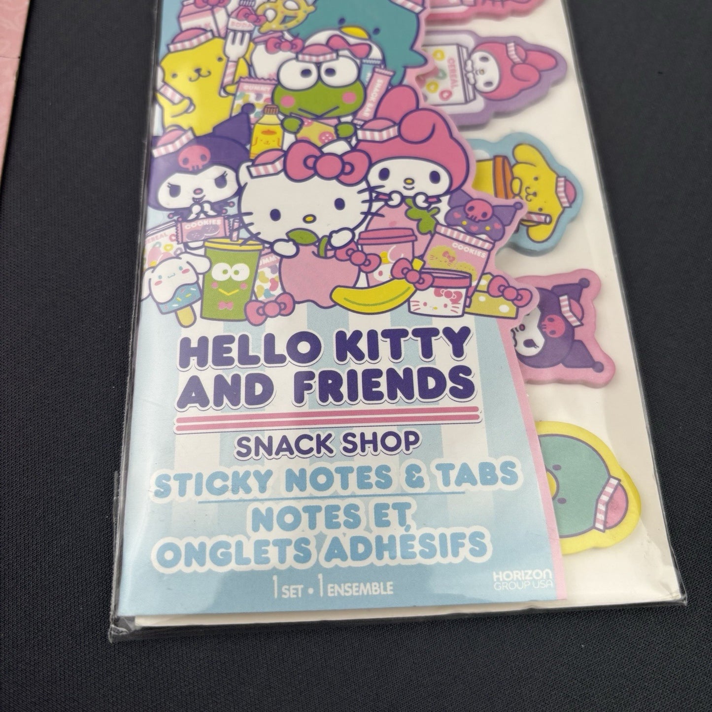 Hello Kitty & Friends Stationery Set Journal Notepad Pen sticky Notes Erasers