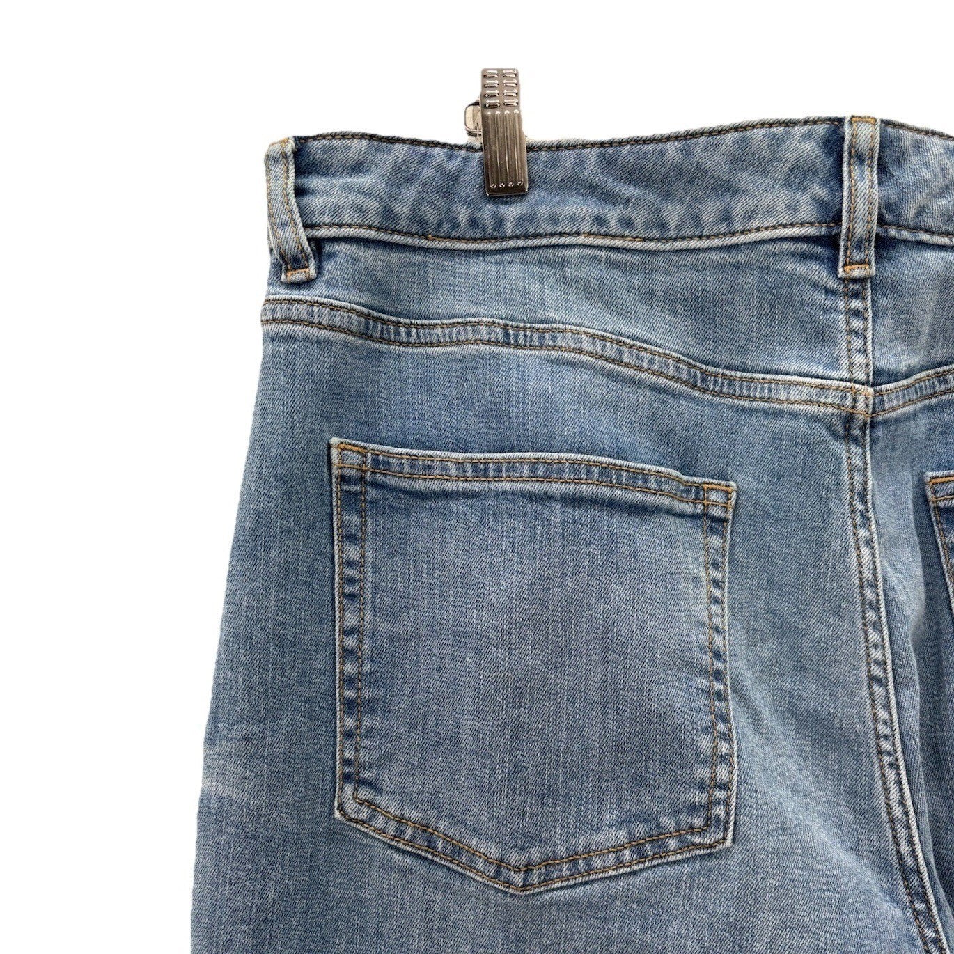 Joe Fresh Wide Leg Blue Jeans High Rise Stretchy Basiccore Capsule Wardrobe 32