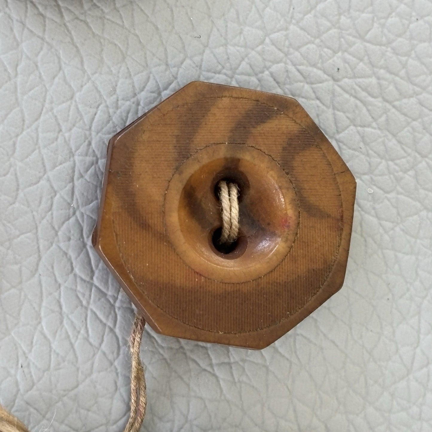Vintage Brown Bakelite & Casein Button Lot 1930s-40s • Carved & Etched Styles