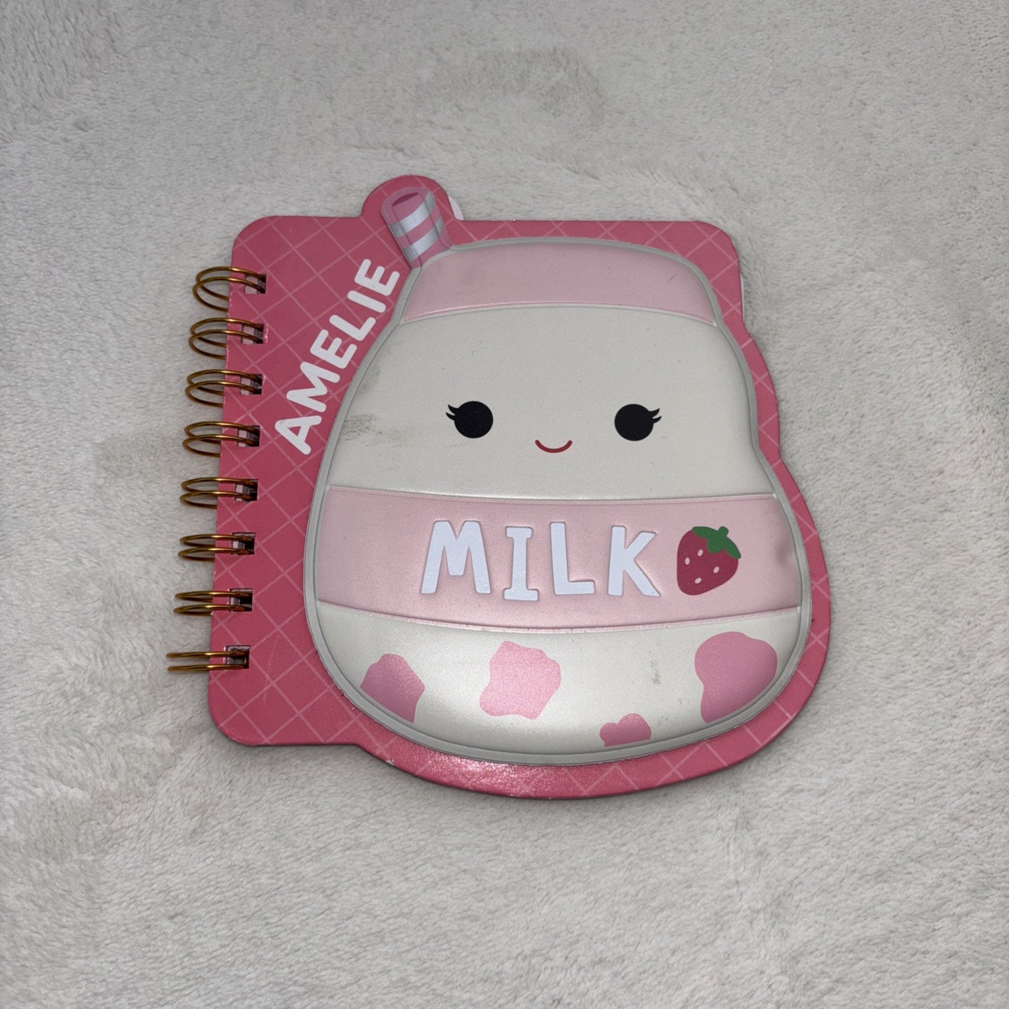 Stuffed Animal + Squishmallows Notebooks Lot - Unicorn Weiner Dog Squeezemallow