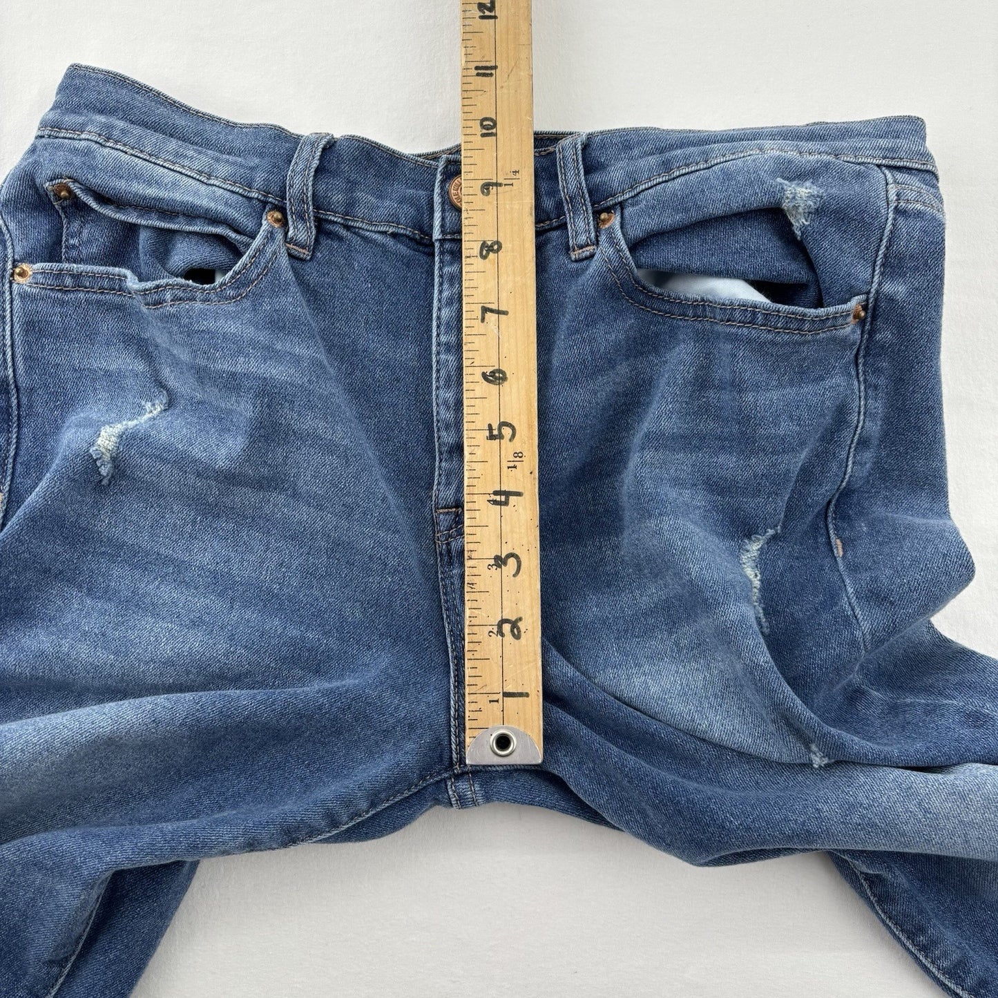 Nicole Miller New York Womens Soho High Rise Ankle Skinny Crop Jeans Sz 6 Basic