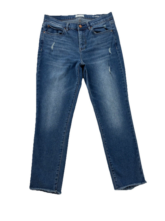 Nicole Miller New York Womens Soho High Rise Ankle Skinny Crop Jeans Sz 6 Basic