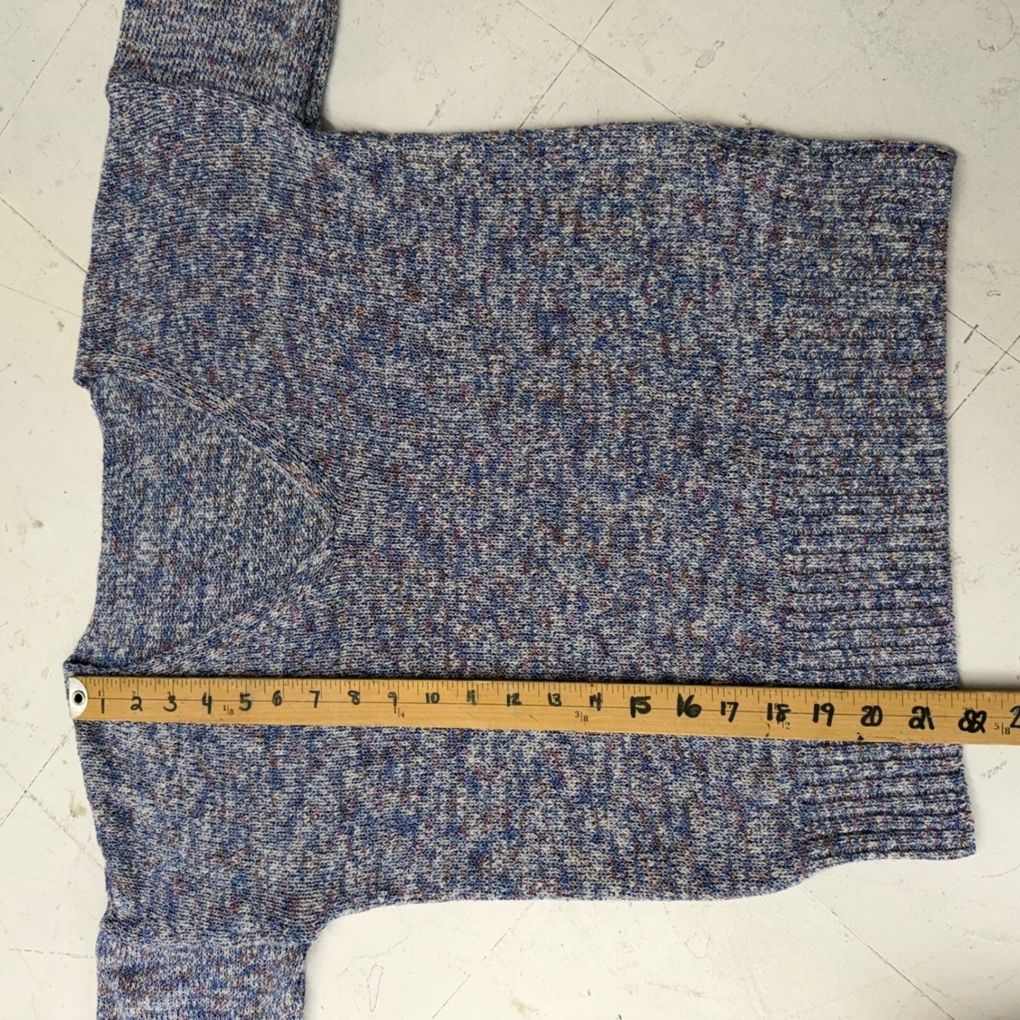 Fall Capsule Outfit - J.Crew Sweater Old Navy Tee Corduroy Pants Scarf Socks S