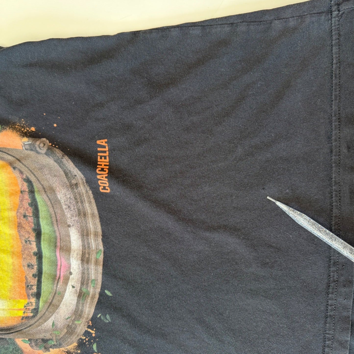 Coachella T-Shirt Astronaut 2015 Lineup Graphic Indie Sleaze Desert Core Small