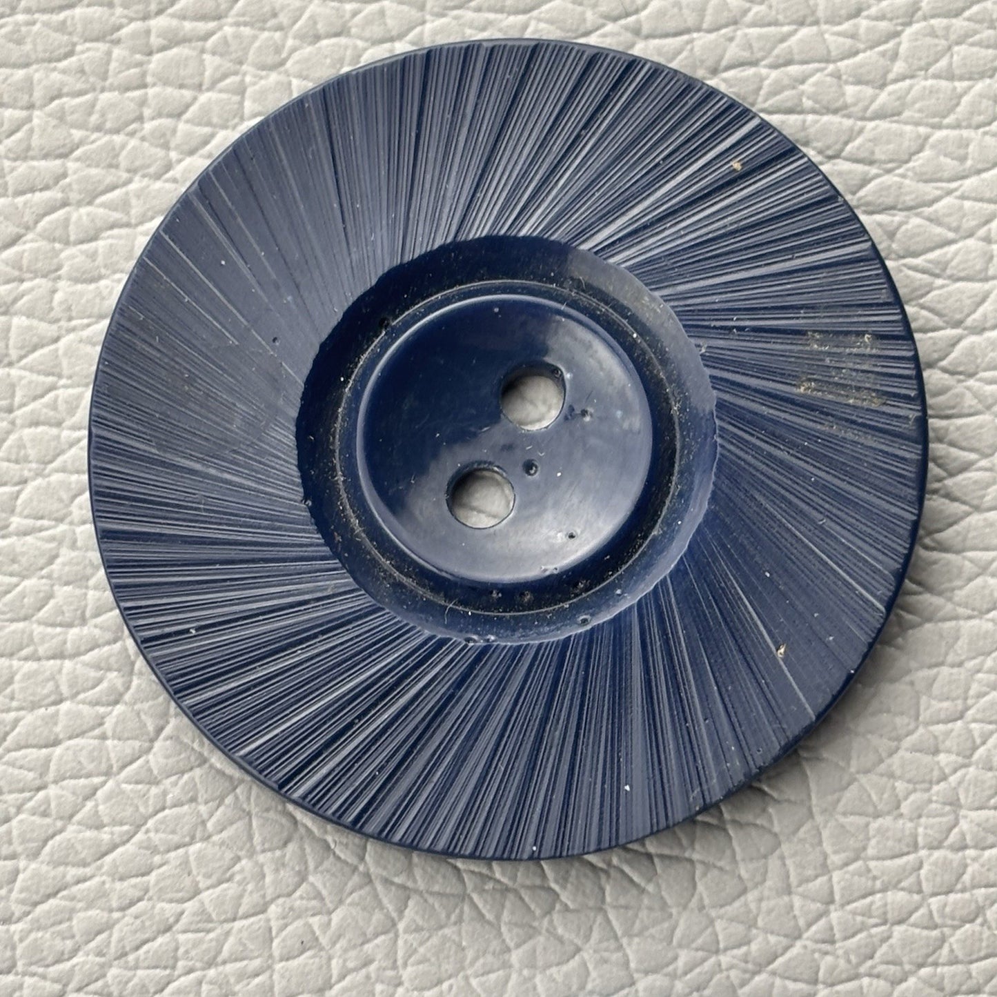 Vintage Blue Button Lot | Bakelite, Casein & Glass Mix | 1930s–50s Sewing Crafts