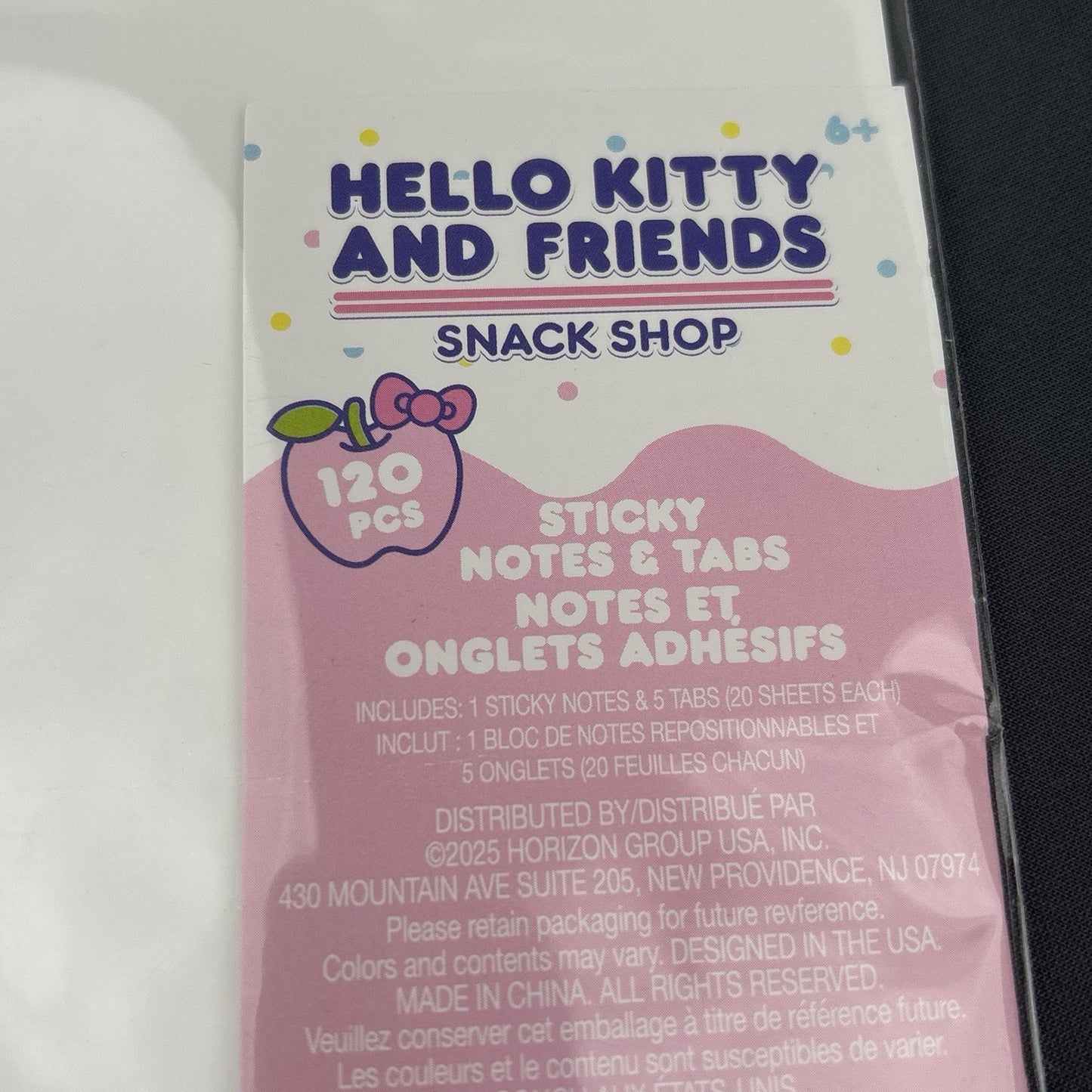 Hello Kitty & Friends Stationery Set Journal Notepad Pen sticky Notes Erasers