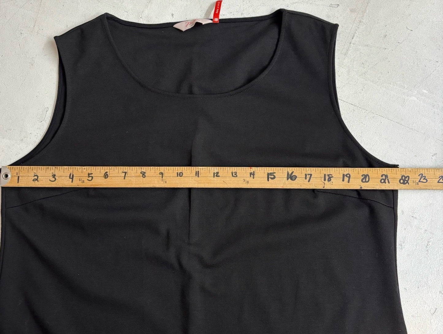 Millers Woman Knit Sleeveless Colorblock Dress Black Blue Grey Size 18 Stretch