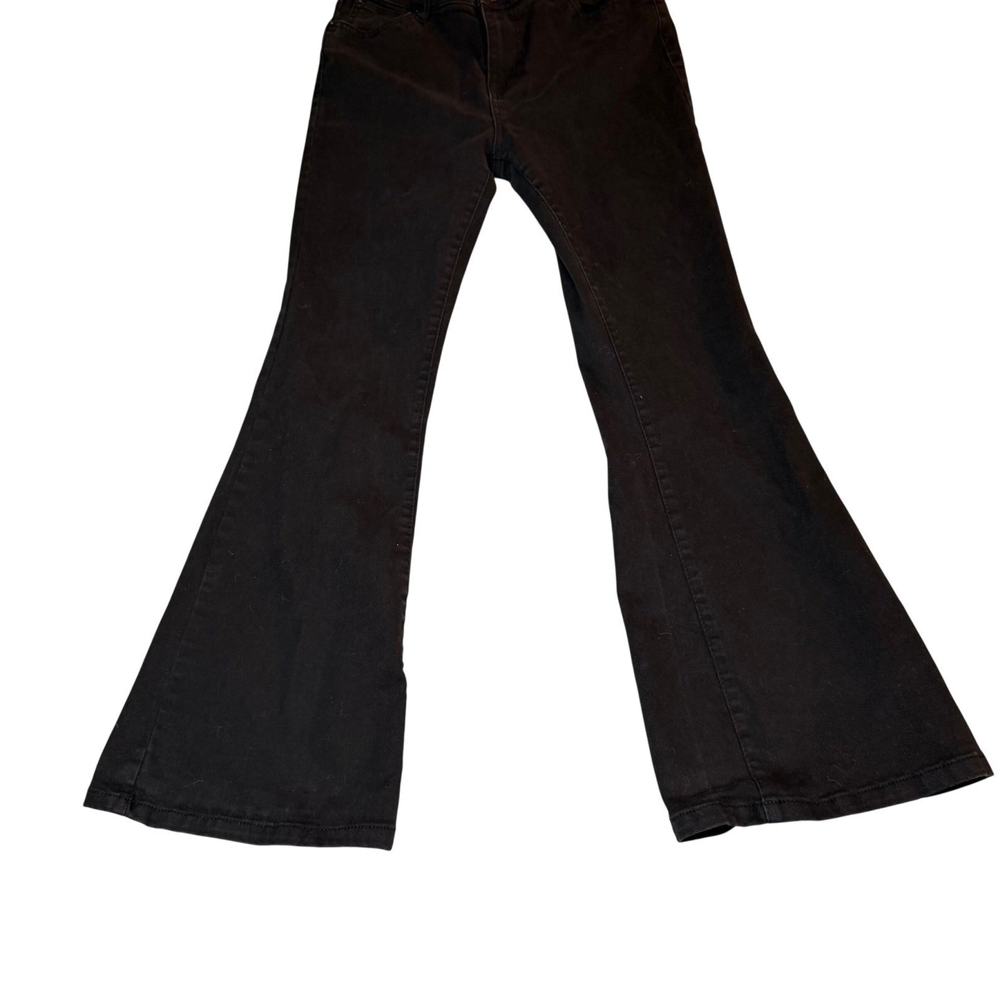 Lucky Brand Jeans Farrah Flare High Rise Black Size 8/29R Bell Bottom Denim Y2K