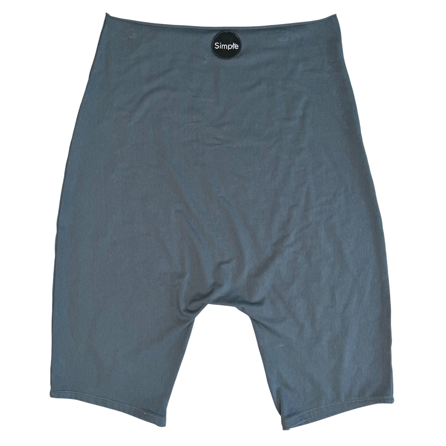 Simple Drop Crotch Harem Shorts Slate Blue Streetwear Minimalist Athleisure M