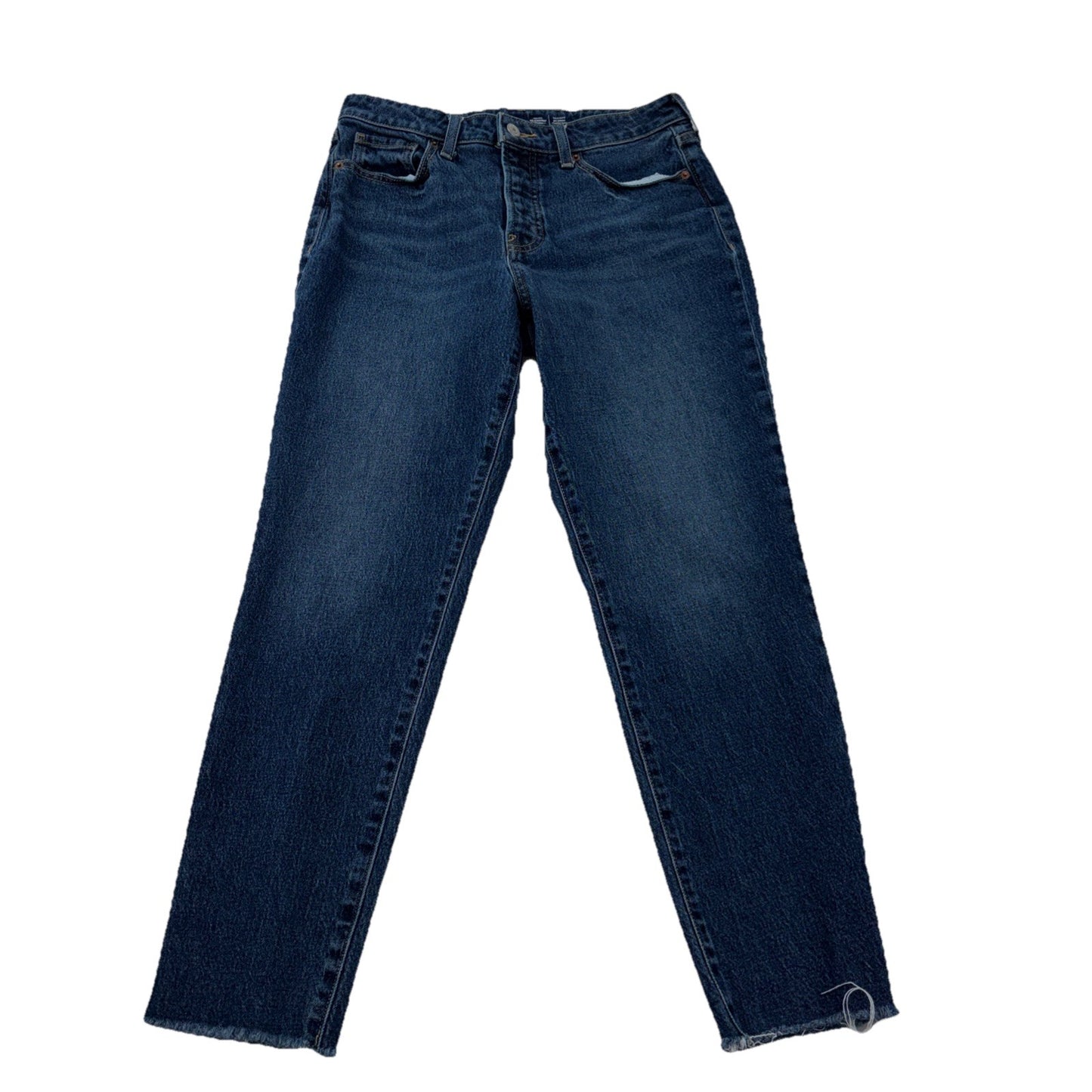 Old Navy Dark Blue Size 6 High Rise OG Straight Leg Jeans Secret Smooth Pockets