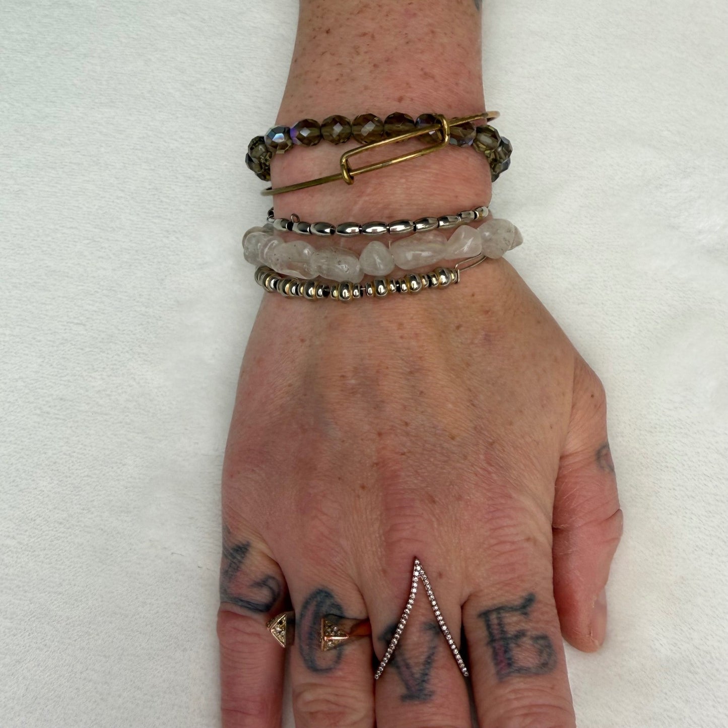 Mixed Jewelry Lot – Includes 3 Alex and Ani Bracelets, BCBG ring and more !