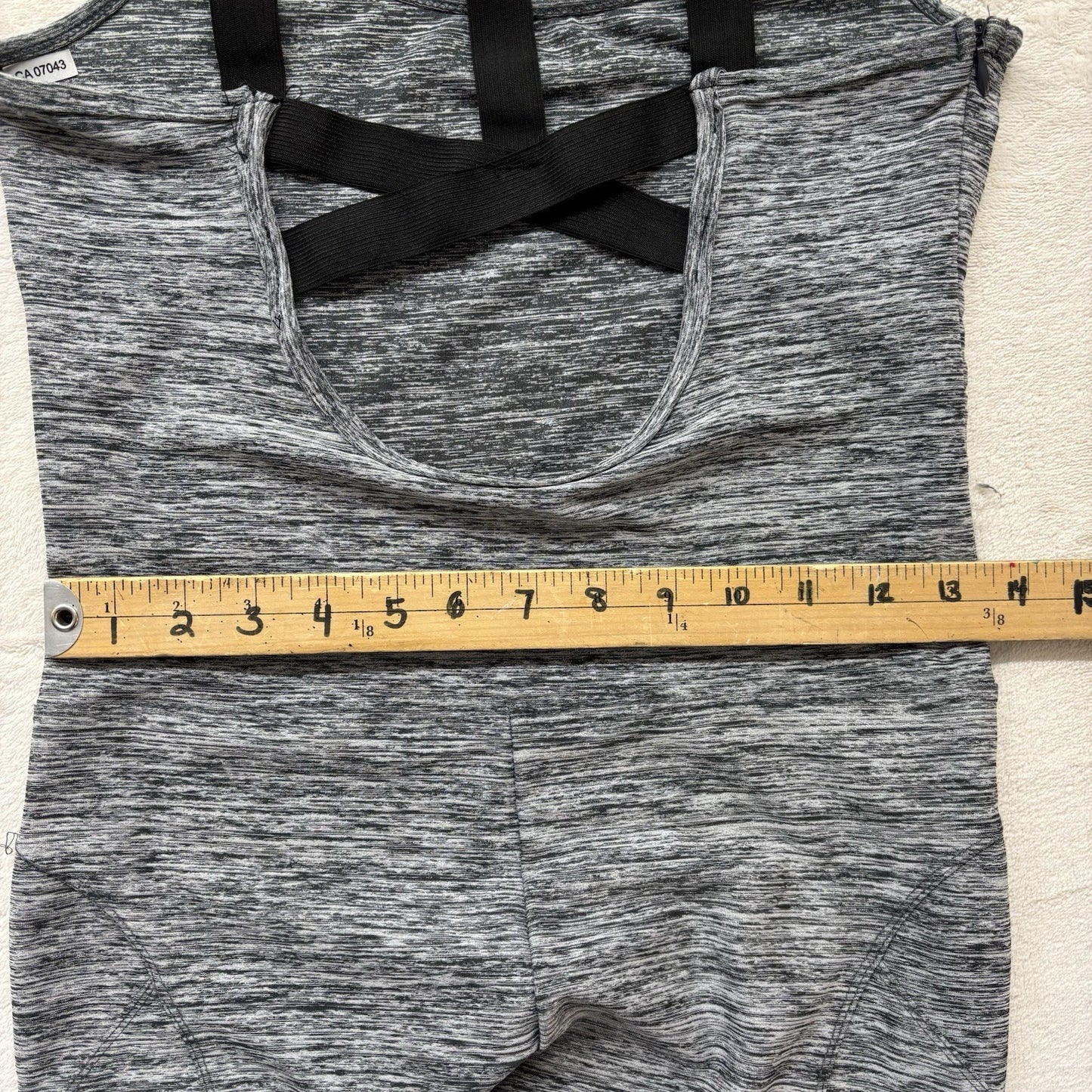 LA Society Jumpsuit Size XL Grey Snatched Athleisurecore Gym Yoga Pilates Stirup