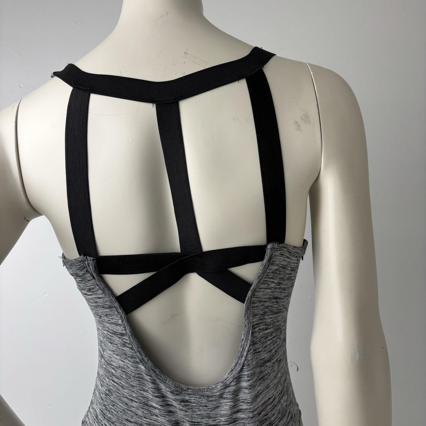 LA Society Jumpsuit Size XL Grey Snatched Athleisurecore Gym Yoga Pilates Stirup