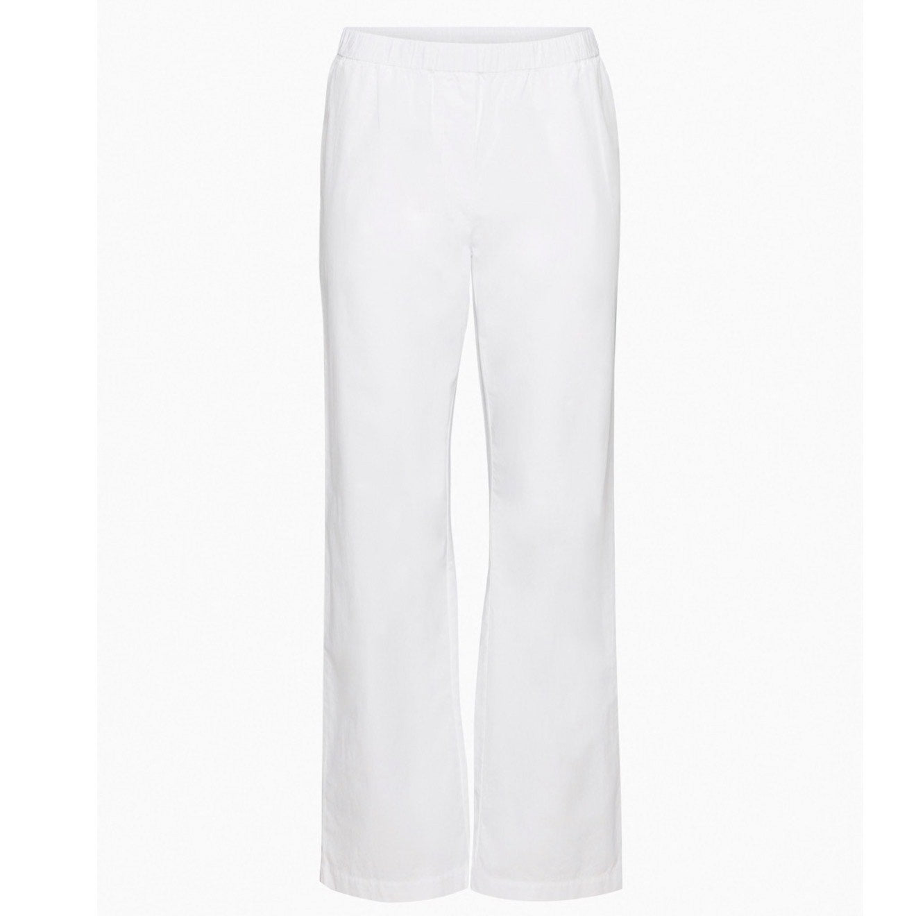 Wilfred Aritzia Boardwalk Pants White Cotton Poplin Relaxed Beach Summer NWT XS