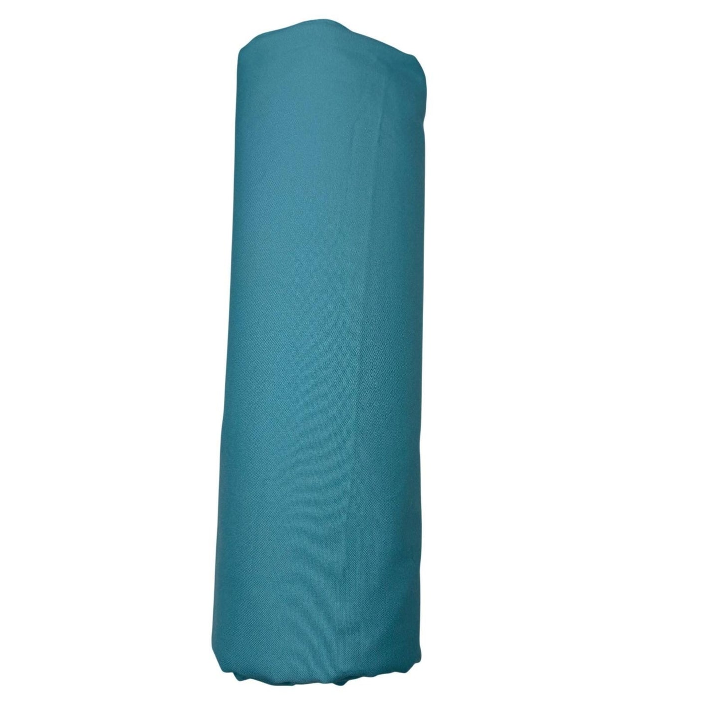 Turquoise Blue Woven Fabric Roll Solid Color Textile Sewing Upholstery 3.2 Meter