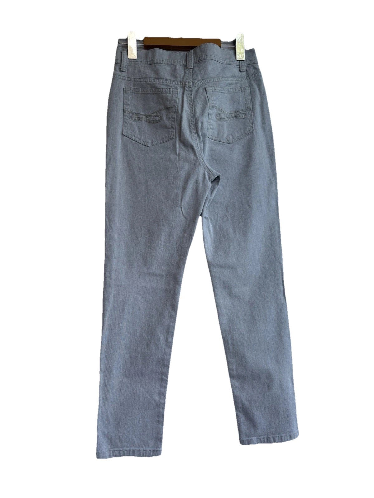 Womens Style + Co Denim Petite Jeans Size 4PS Slim Leg Tummy Control Light Wash