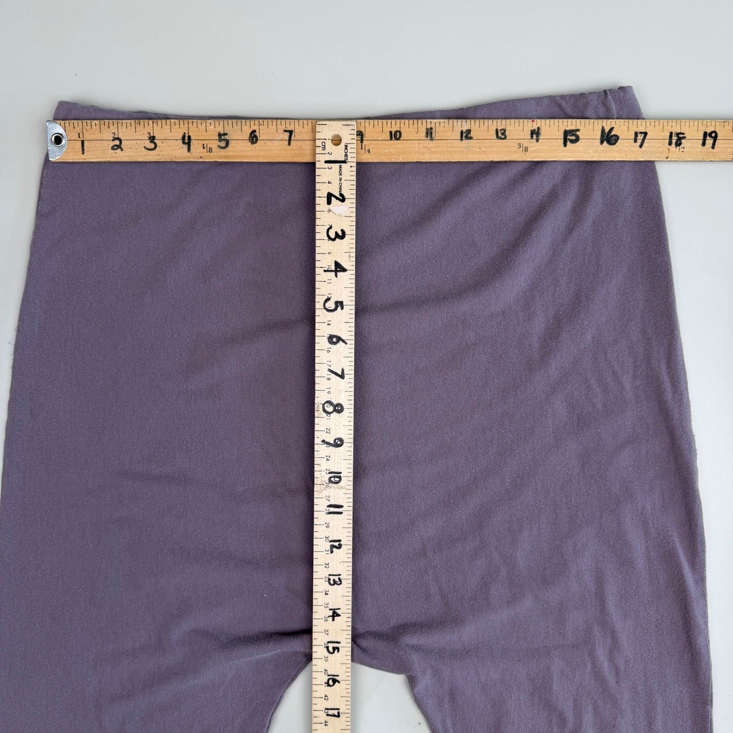 Simpłe Harem Pants Drop Crotch Mauve Lagenlook Boho Streetwear Lounge Size L