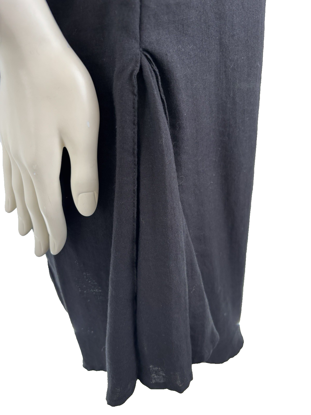 Covet Black Puff Sleeve Dress Size Medium Gotchcore Basic Career Formal Church