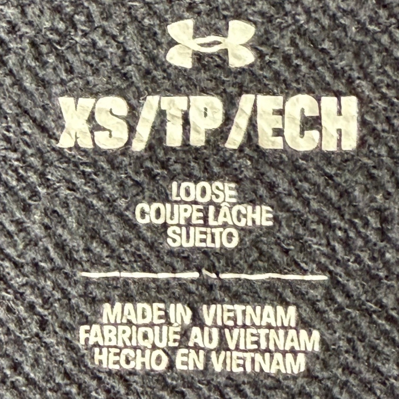 Under Armour Womens Black Quarter Zip Fleece Sweatshirt Pullover Size XSmall