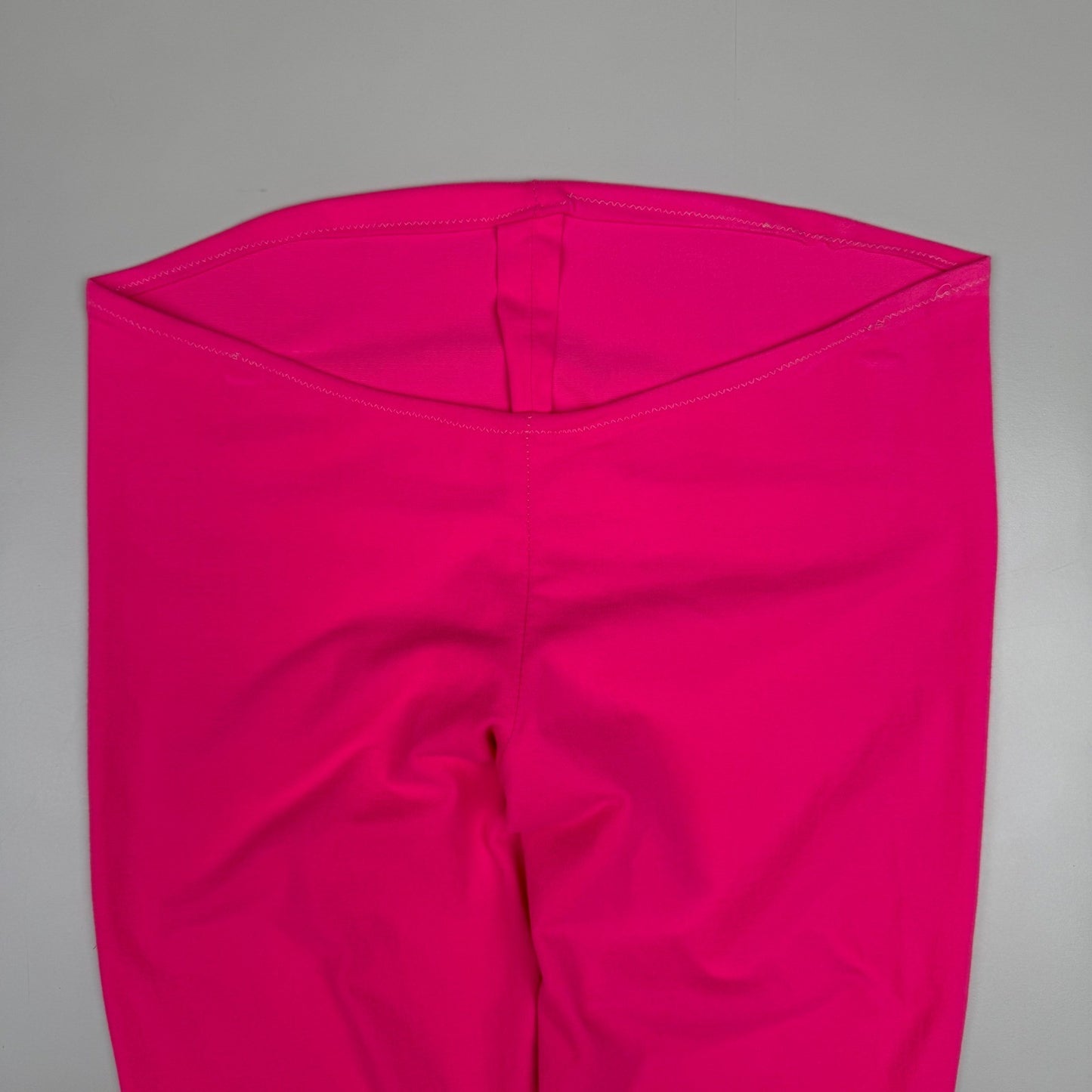 Simple Clothing Neon Pink Leggings Barbiecore Y2K Retro Baddie Eccentric S/M