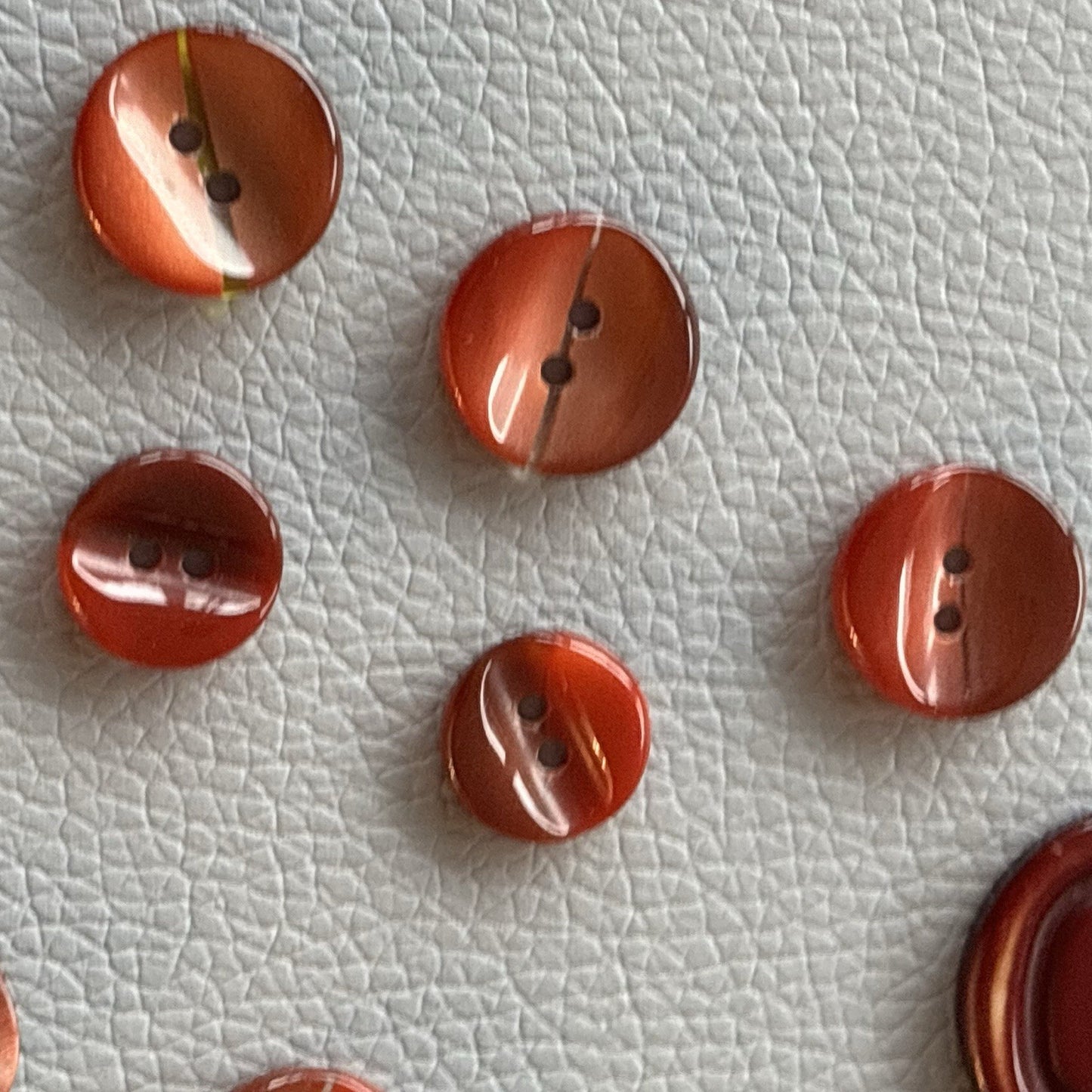 Vintage + New Red Burgundy Button Lot. Mix Two Hole Four Hole Button Crafts Sew