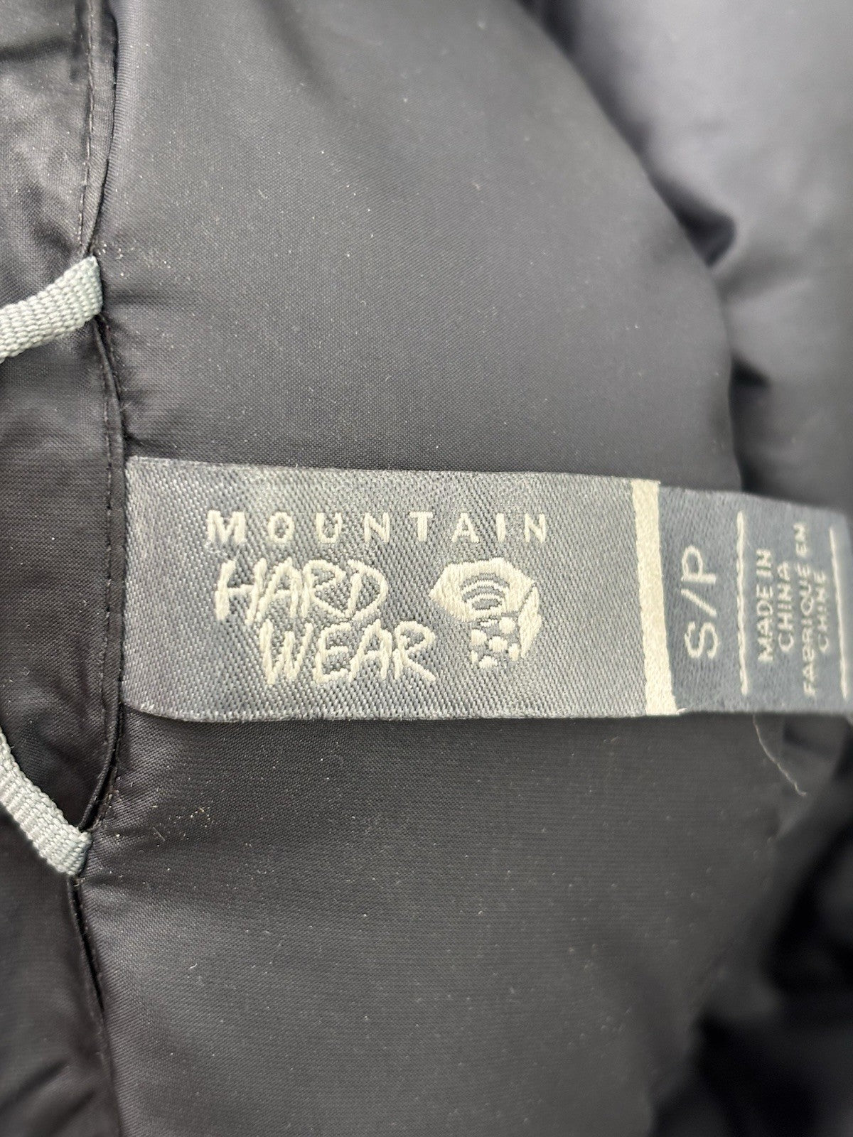 Womens Black  Down Puffer Vest Mountain Hard Gear Size Small Duck Down Feathers