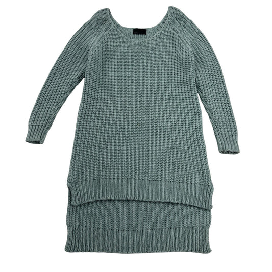 Minimum Turqouise Chunky Knit Sweater Dress Women's Size M Long Sleeve Cozy