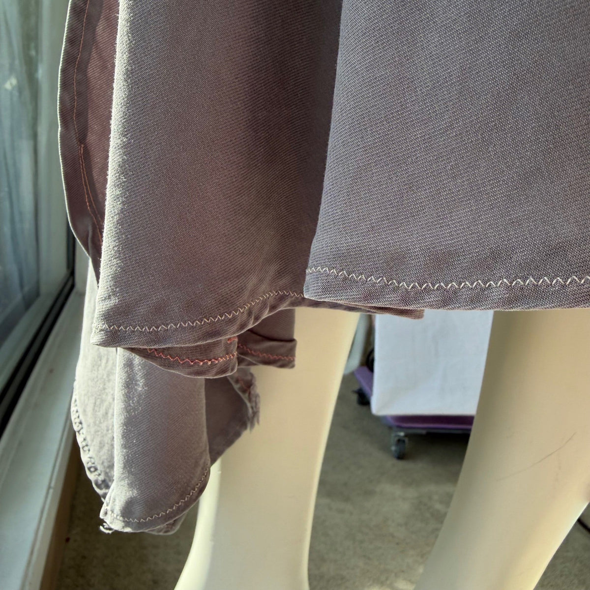 Simpłe Grey Halter Maxi Dress Fairycore Lagenlook Handmade BC OS